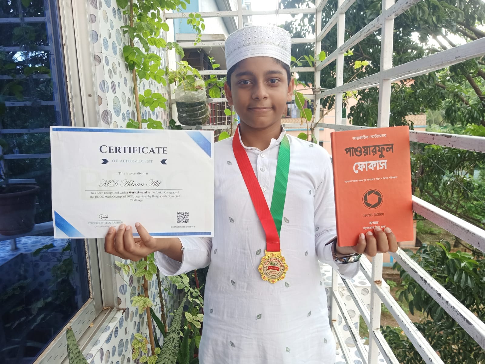 MD Adnan Alif — Merit Award
